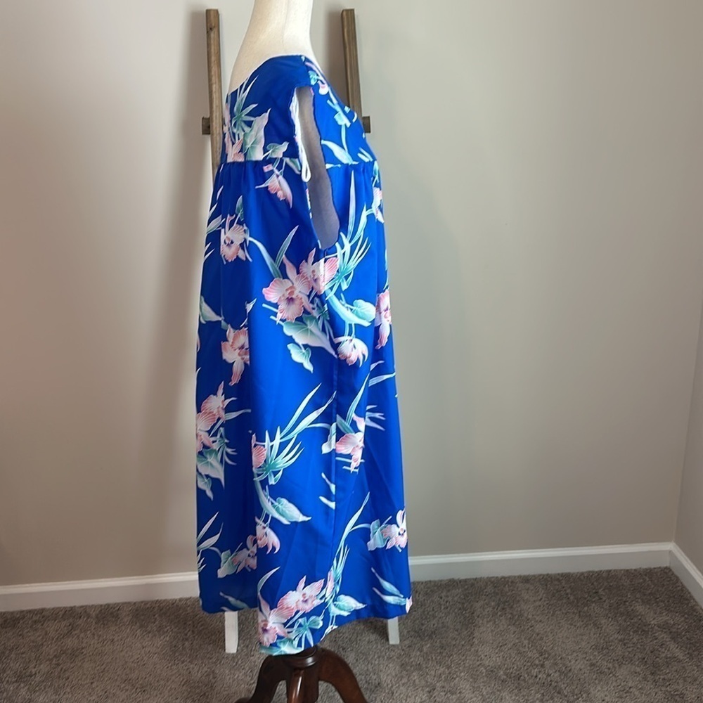 Vintage Kailua Sportswear Hawaiian Sleeveless Floral Dress Size 2XL GUC - Picture 5 of 17